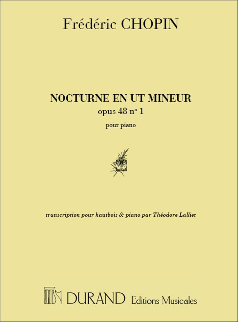 Nocturne Op 48 N 1 Hautbois-Piano